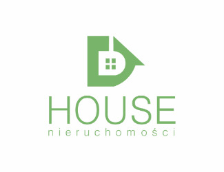 Projektowanie logo dla firmy, konkurs graficzny D house nieruchomości